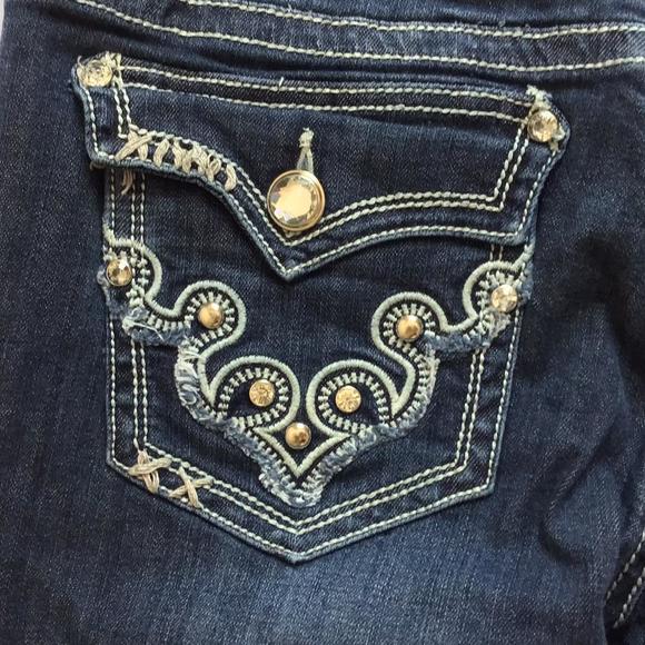 🔴𝗕𝗢𝗚𝗢🔴size 13 L.A. idol womens jeans - Picture 9 of 14